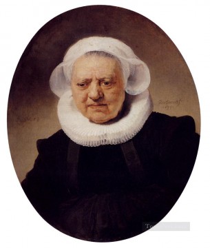 レンブラント・ファン・レイン Painting - 83歳の女性の肖像 レンブラント